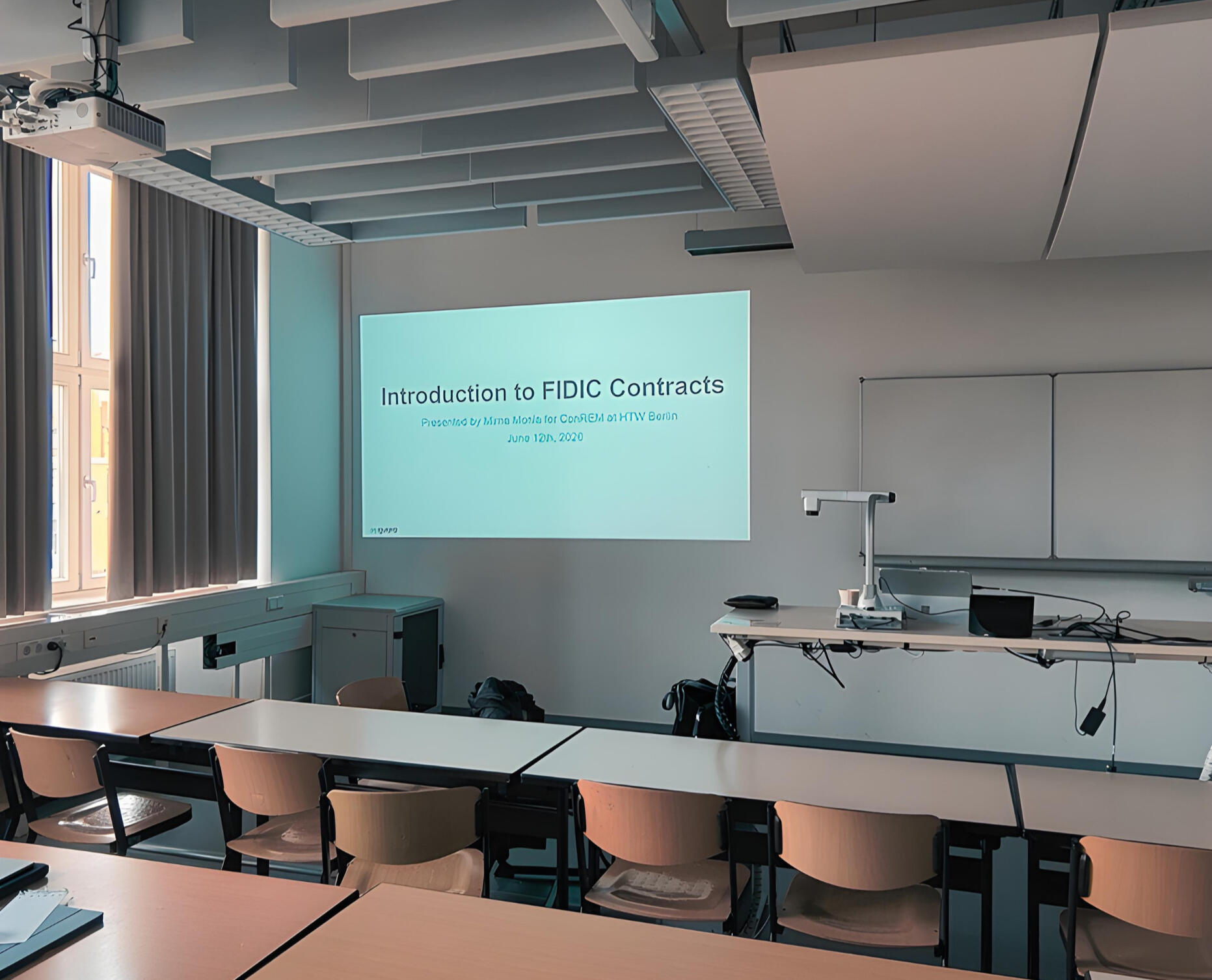 Einführung in FIDIC-Verträge, Vortrag an der HTW Berlin